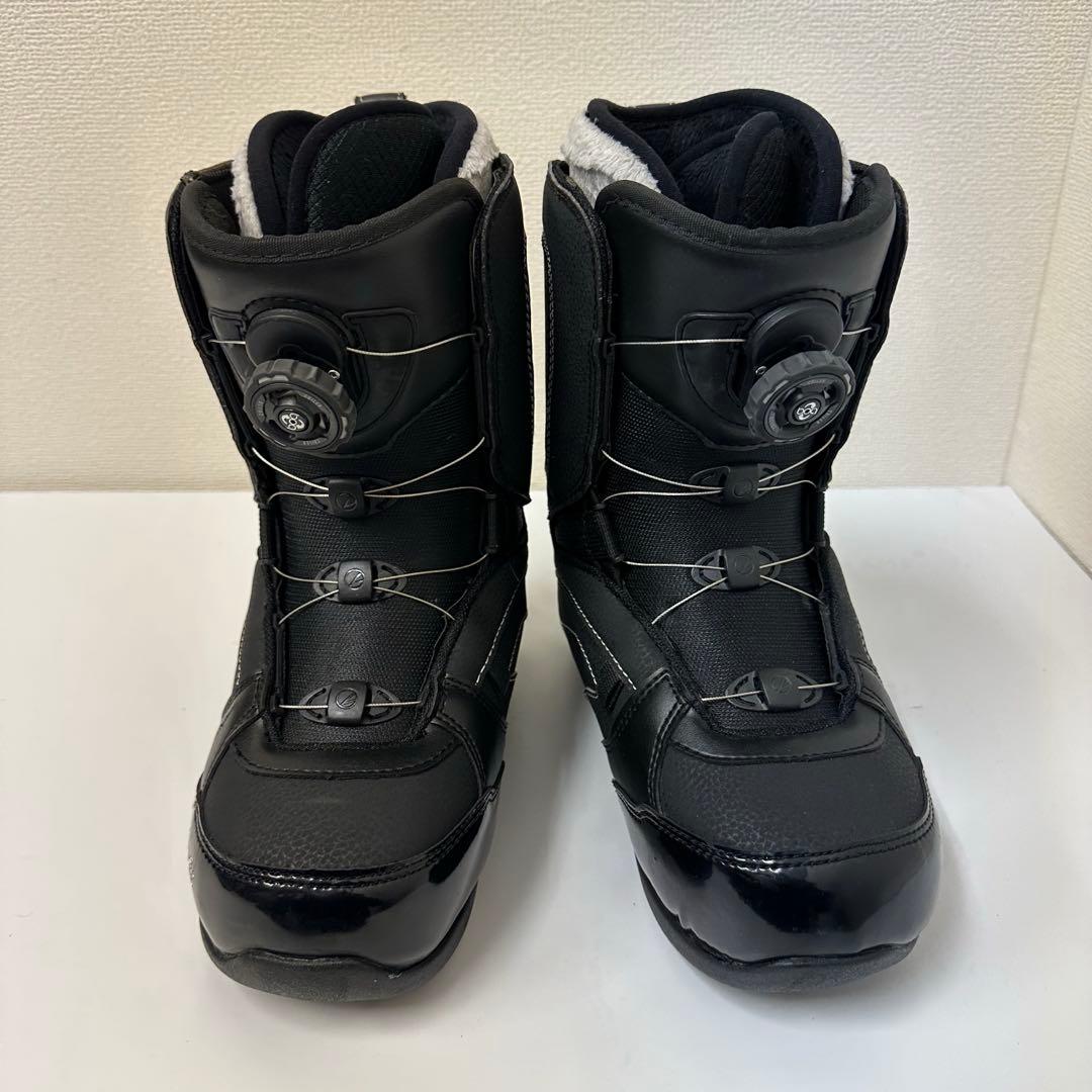 LASTARTS ブラック スノーボード　BOAブーツ 24.5〜25.0cm