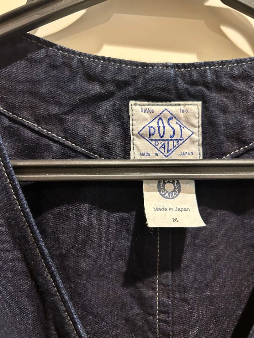 23SS post overalls ロイヤルトラベラー ベスト