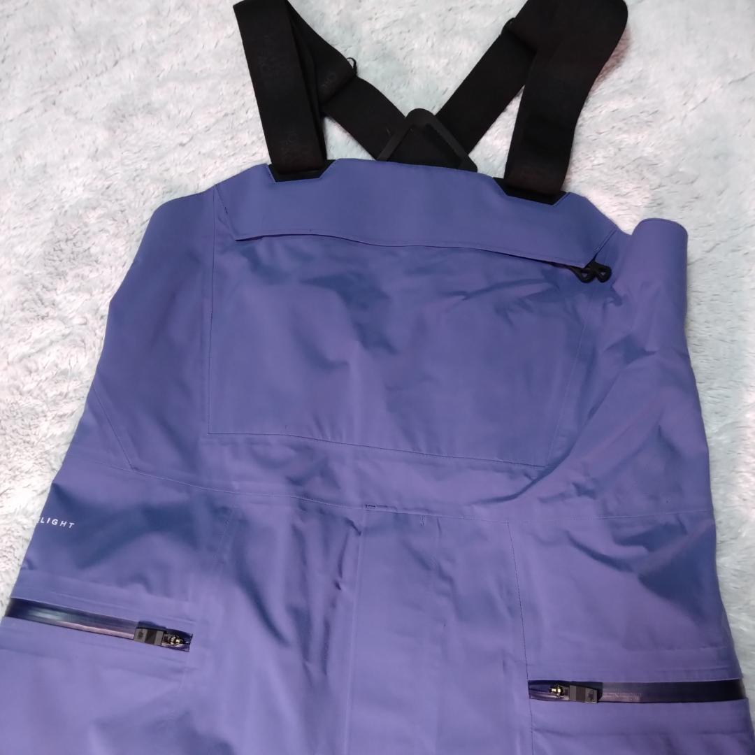 ノースフェイス　ヒューチャーライト　紫　ビブパンツ 　サミット　NS62304