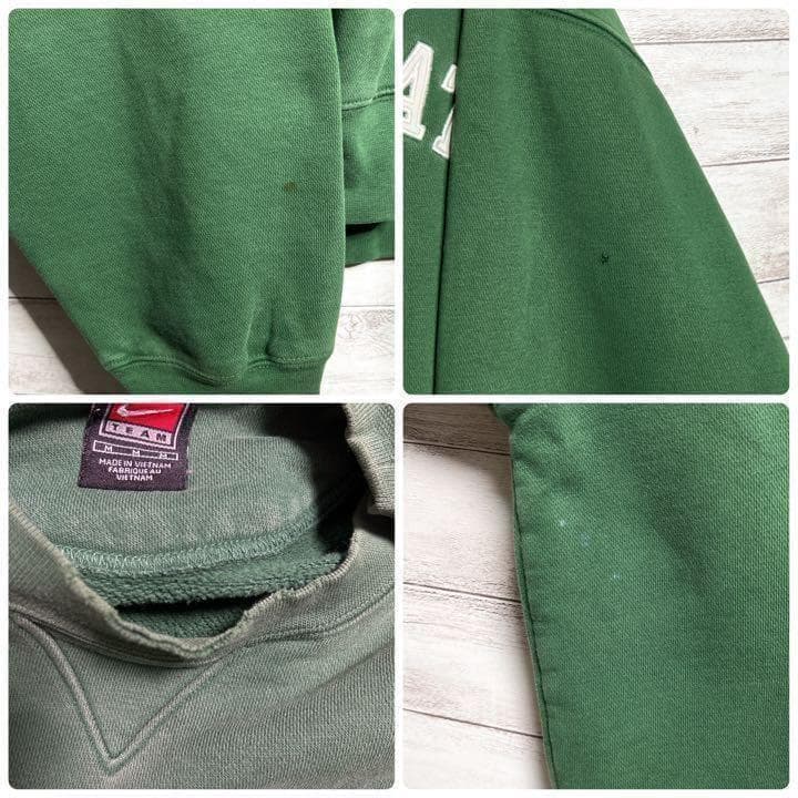 【入手困難!!】ナイキ ✈︎刺繍 アーチロゴ ゆるだぼ ミシガン 裏起毛 肉厚