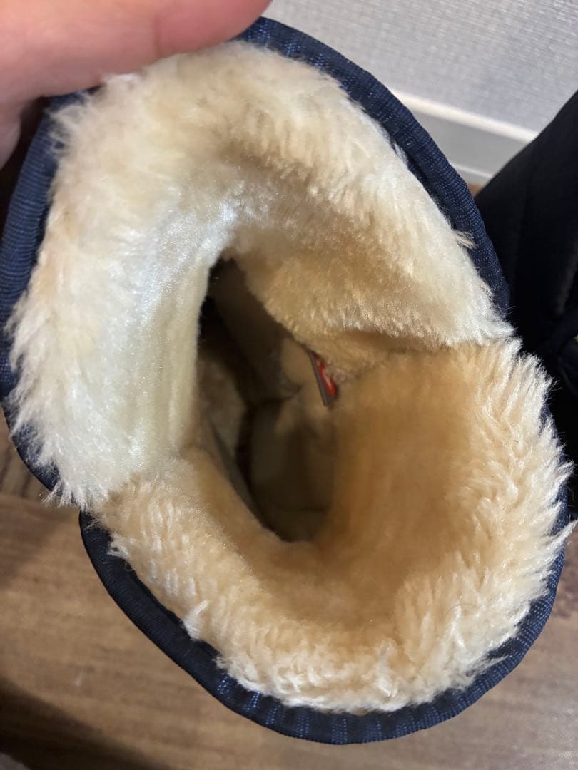 極美品　ノースフェイス　スノーブーツ PrimaLoft使用　ダークネイビー