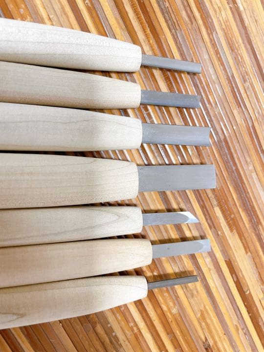 研綱の彫刻刀　７本セット　⑦