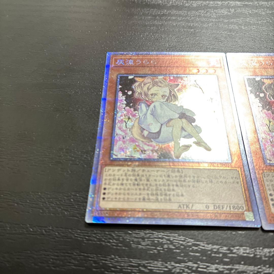 遊戯王　灰流うらら　絵違い　プリズマティックシークレットレア2枚