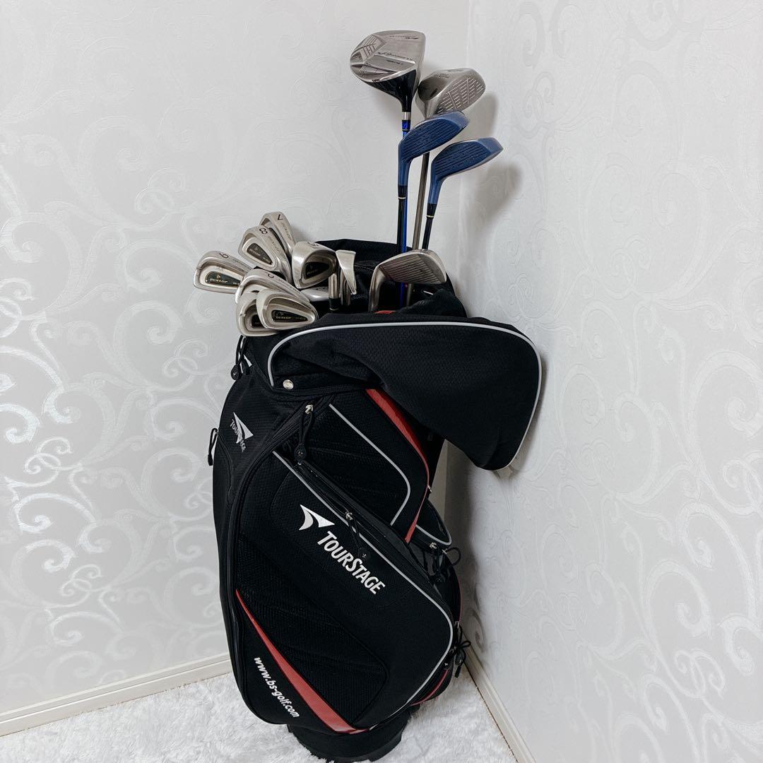 ゴルフクラブ　14本フルセット　キャロウェイ　ワークスゴルフ　ダンロップ　ミズノ