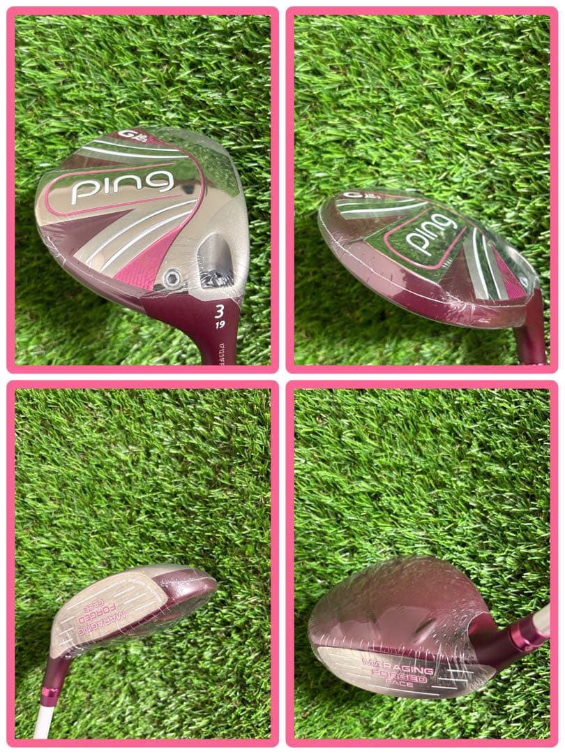 レディース新品！PINGピン GLe2 3.7番FWフェアウェイウッド2本L
