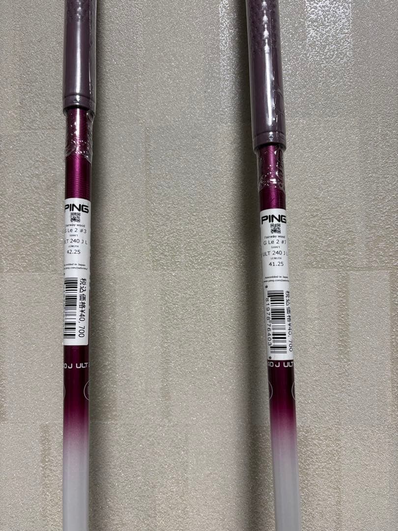 レディース新品！PINGピン GLe2 3.7番FWフェアウェイウッド2本L