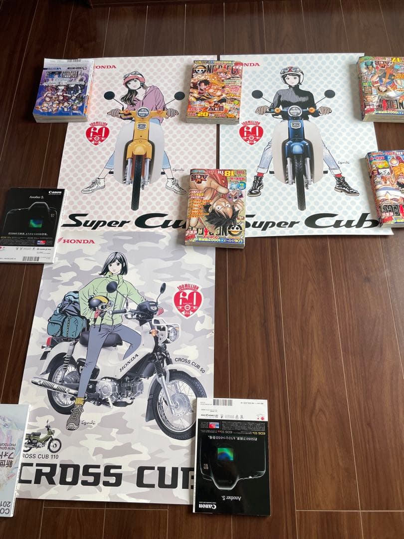 江口寿史　ホンダ　スーパーカブ60周年記念B2ポスター　非売品3枚セット