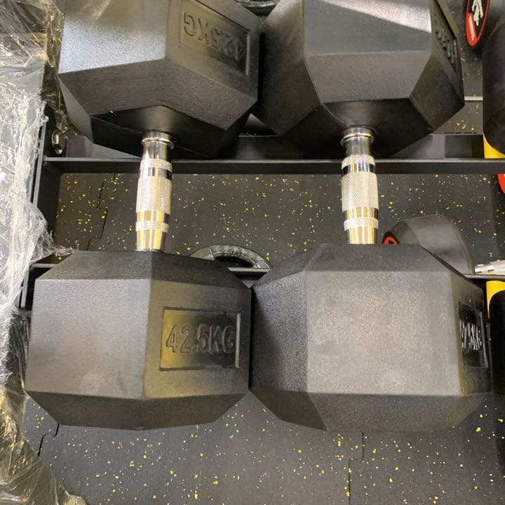 ラバーヘックス  ダンベル　　３７.5kg 2個