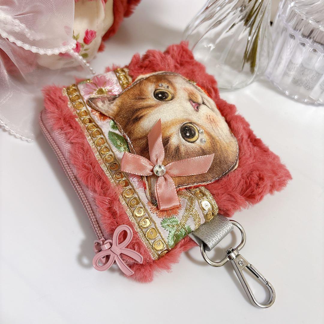 み*️様 コヤンイサムチョン　バック　お花クラウディちゃん　インド刺繍　お揃いポ