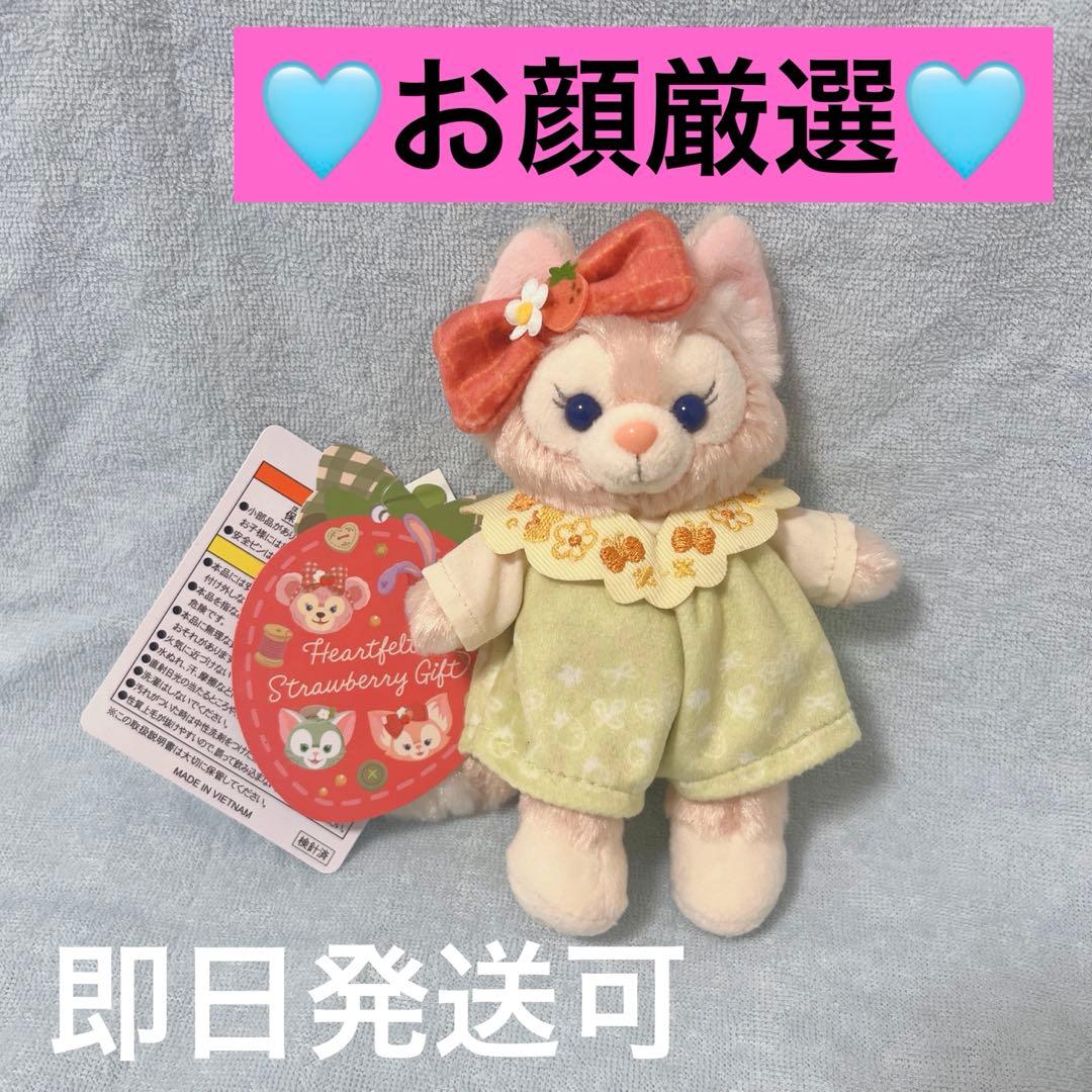 ディズニー リーナベル ハートフェルトストロベリーギフト ぬいぐるみバッジ