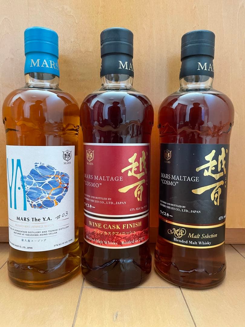 本坊酒造　越百ワインカスクフィニシュ MARS Y.A.#3 越百　各1本