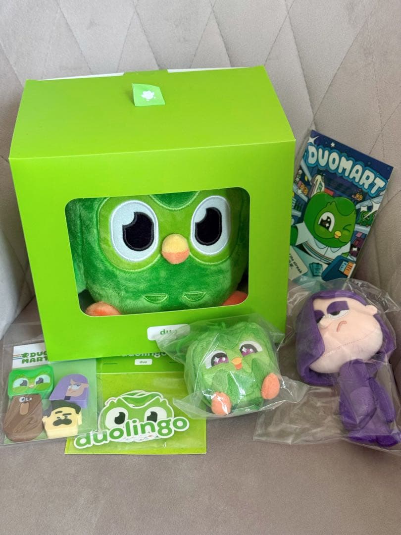 Duolingo ぬいぐるみセット