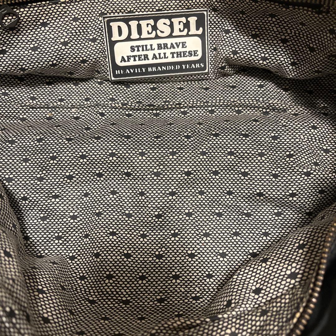 90s 希少　ディーゼル　アーカイブメタルロゴ　ミニボストンバッグ　y2k