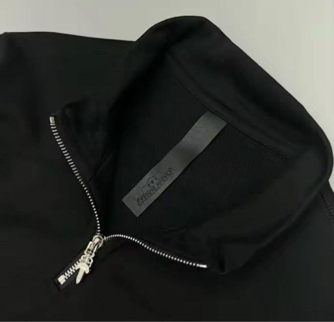 クロムハーツハーフジップ　chromeheartsハーフジップMサイズ