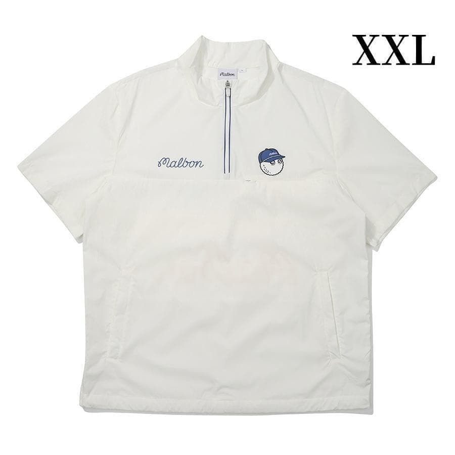 マルボンゴルフ ジャケット 半袖 シャツ malbon golf メンズ XXL