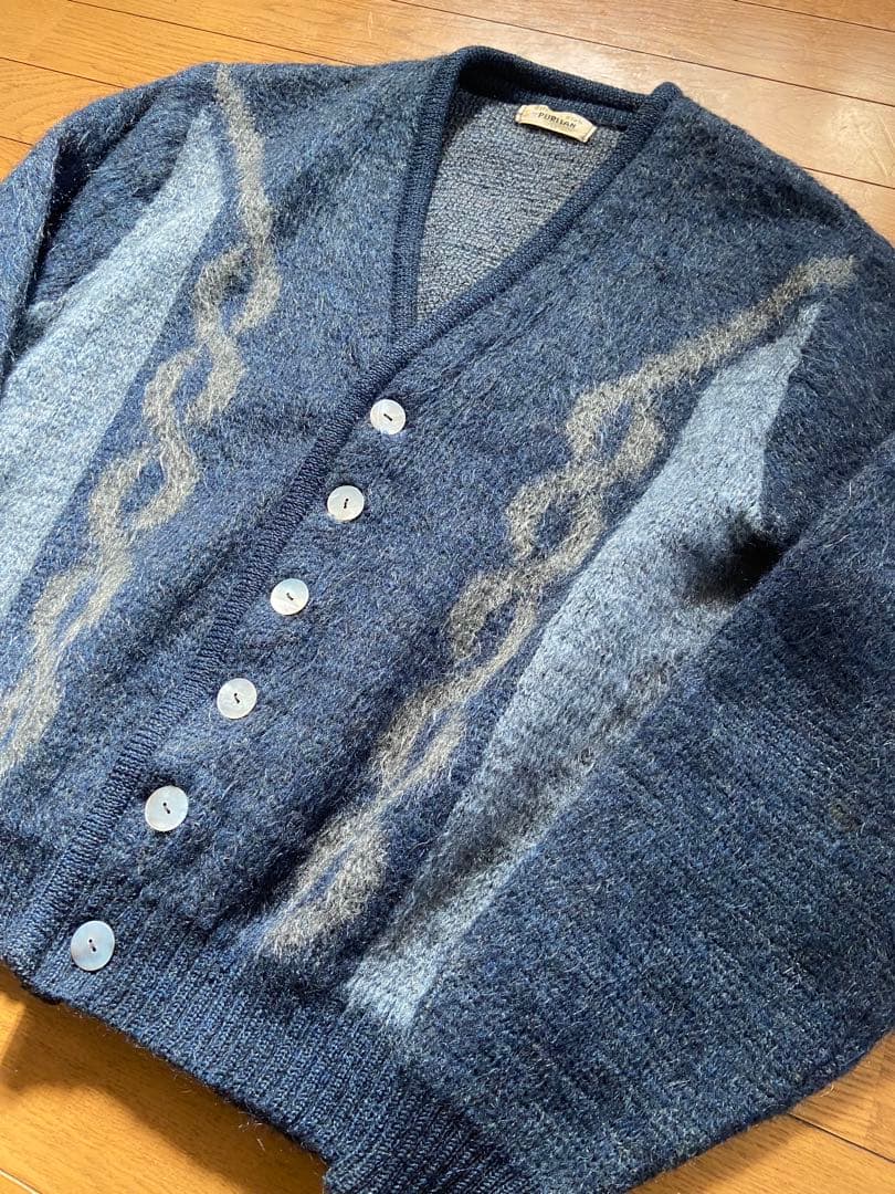 puritan 60s モヘアカーディガン アメカジ
