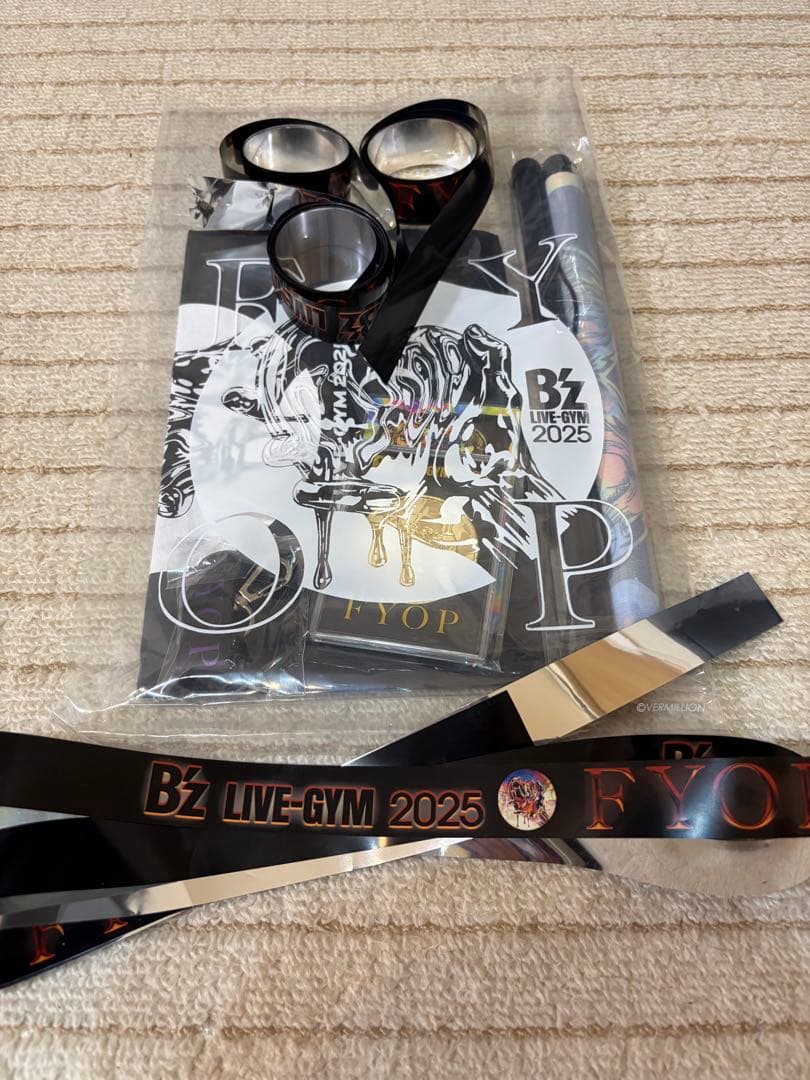 B'z Live Gym 2025 FYOP プレミアム席専用 オリジナルグッズ