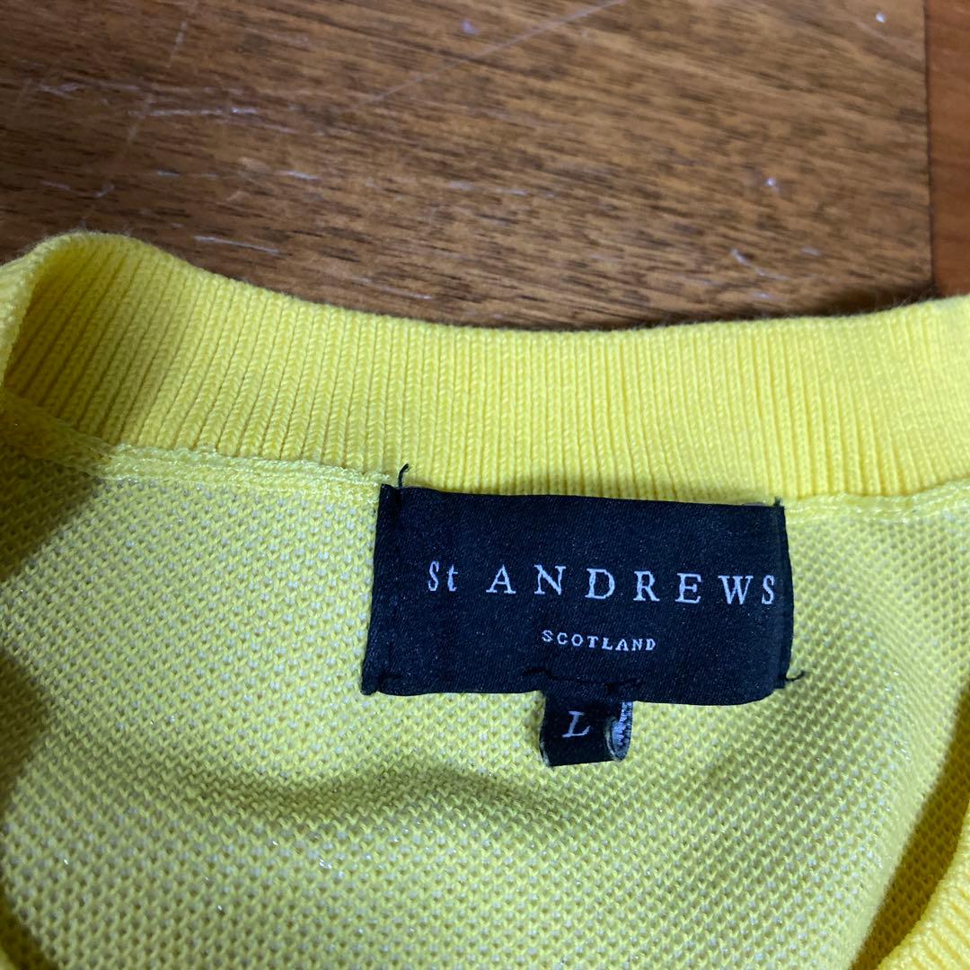 値下げしました。St Andrews セーター L イエロー