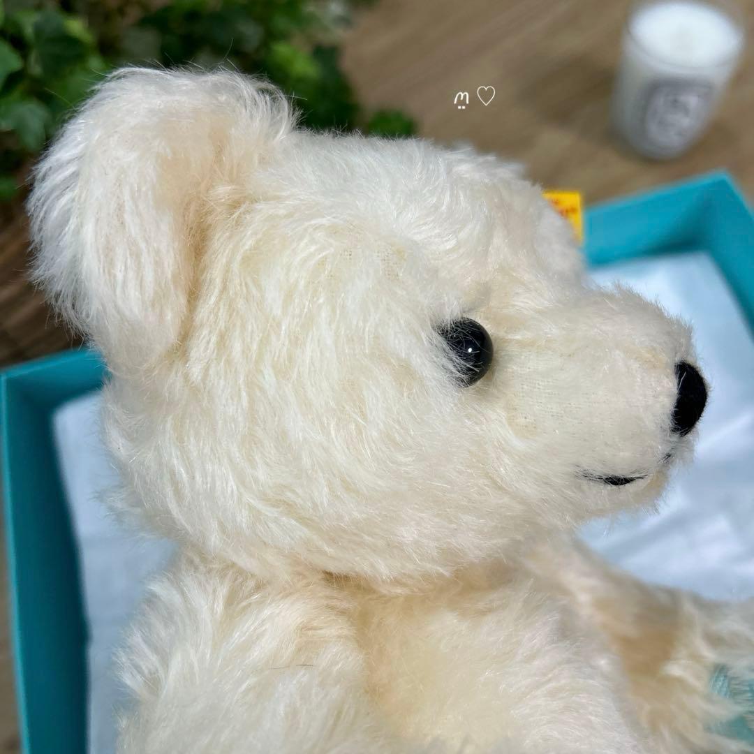 リターントゥティファニーラブテディベア　シュタイフコラボ　ホワイト　ぬいぐるみ