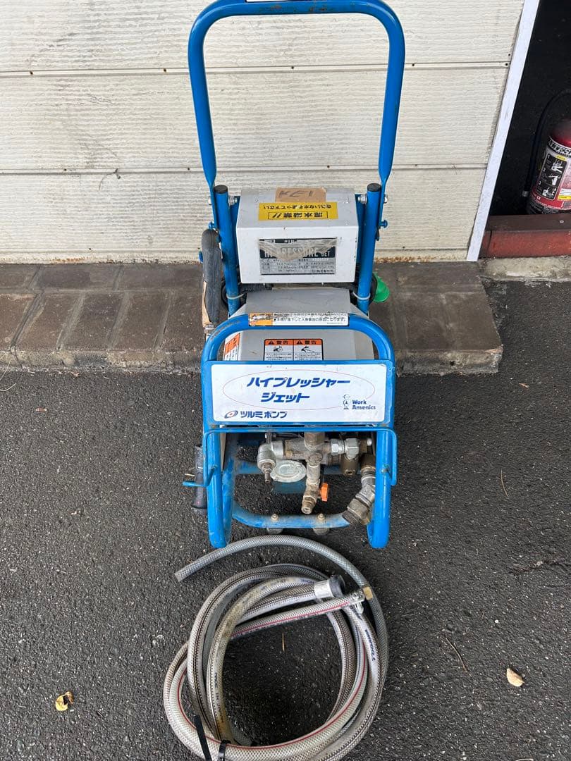 KE1★ツルミポンプ　HPJ-140-1 高圧洗浄機 60Hz セット