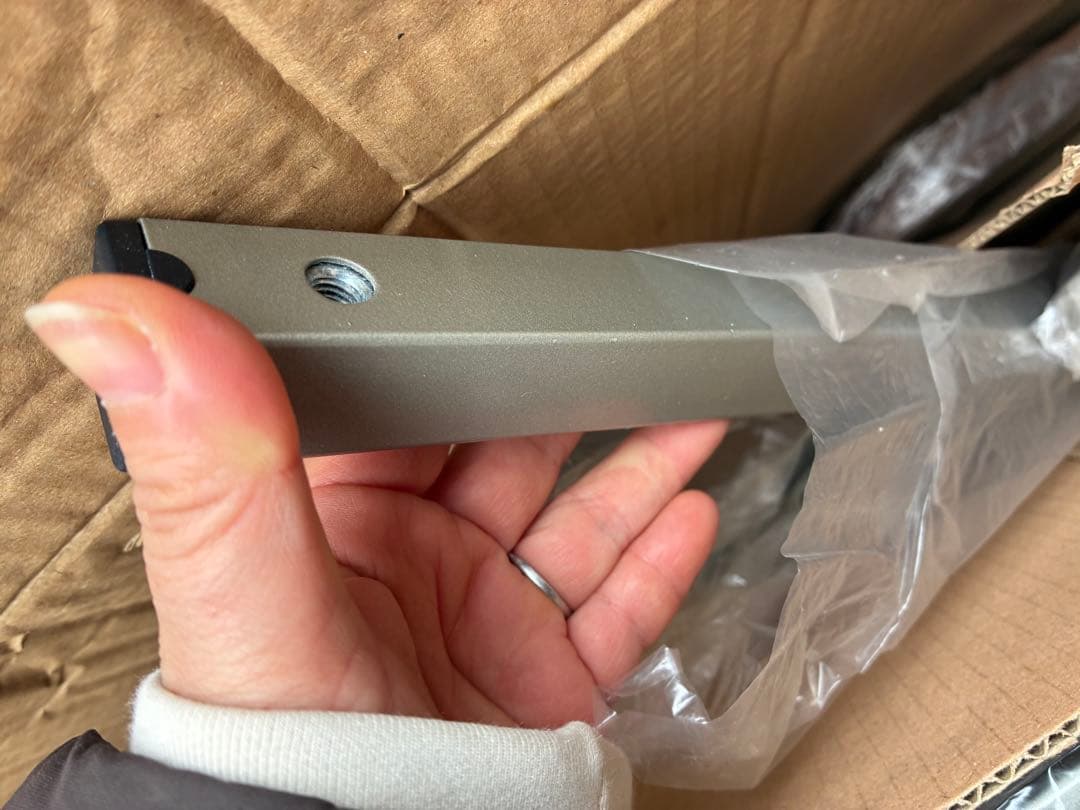 ボンビアルコン　突っ張り型キャットタワー ブラウン 高さ調整可能[大型送料込み]