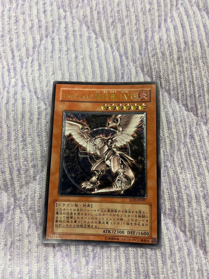 遊戯王カードホルスの黒炎竜LV6