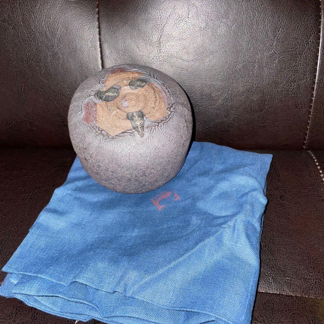 錆黒茶碗　加藤亮太郎