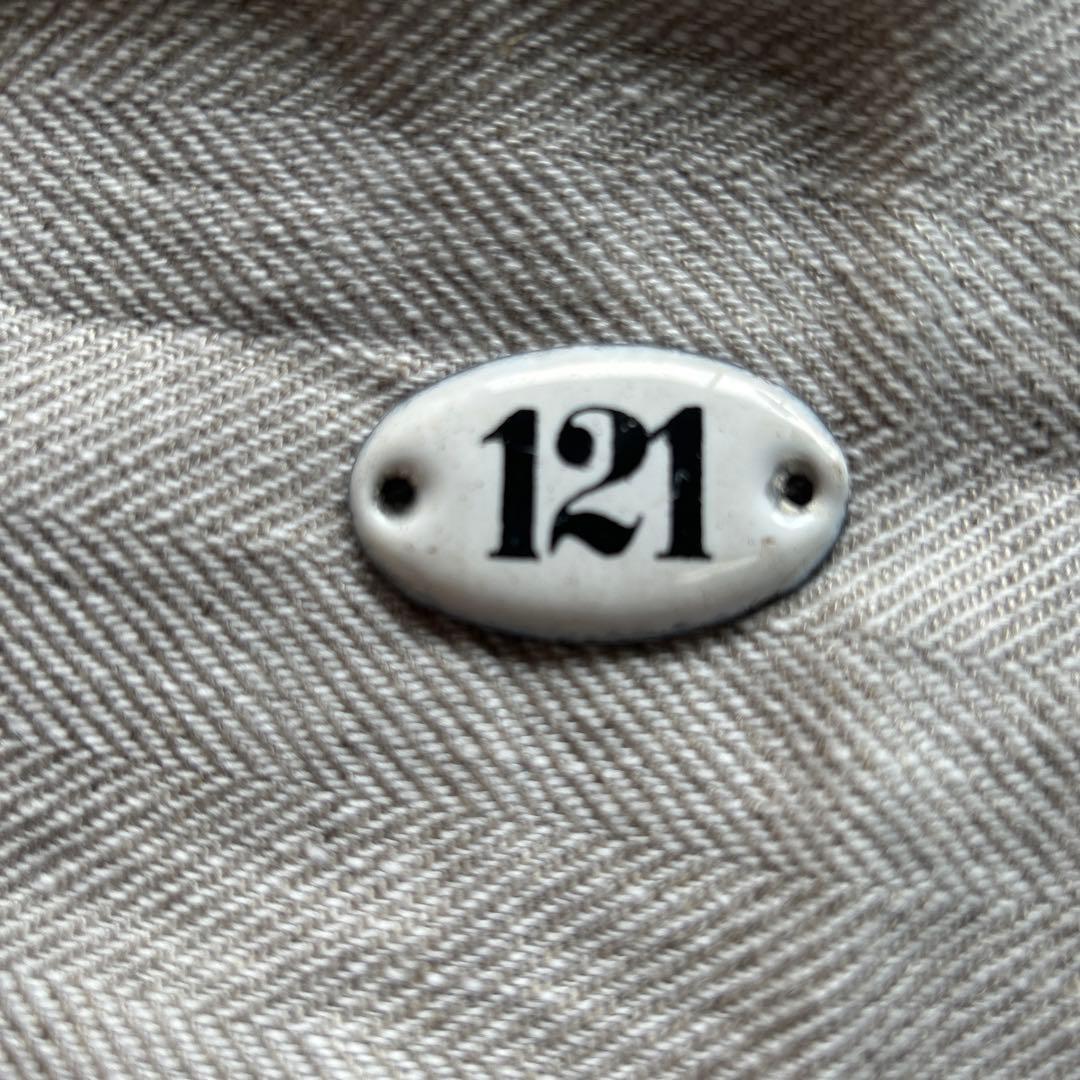 フランス　アンティーク　ホーロー ナンバー　プレート