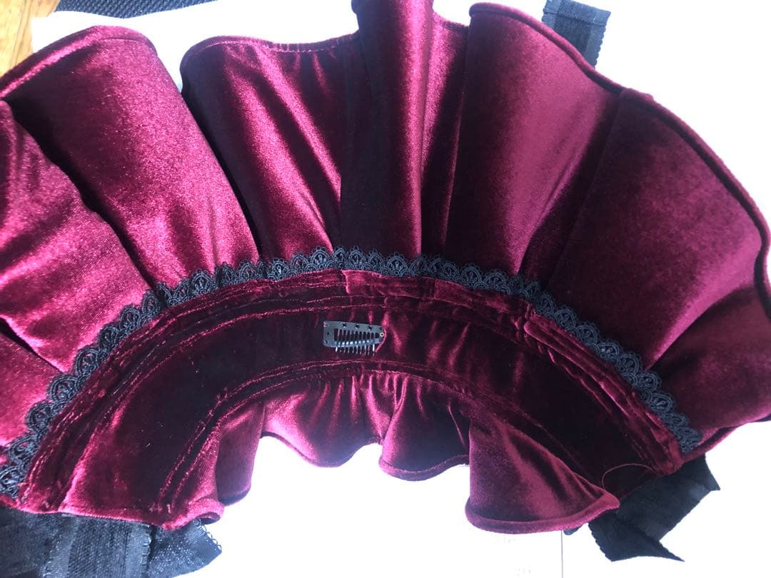 （中古現状お渡し品）星箱Worksのローゼンメイデンコラボワンピとボンネット