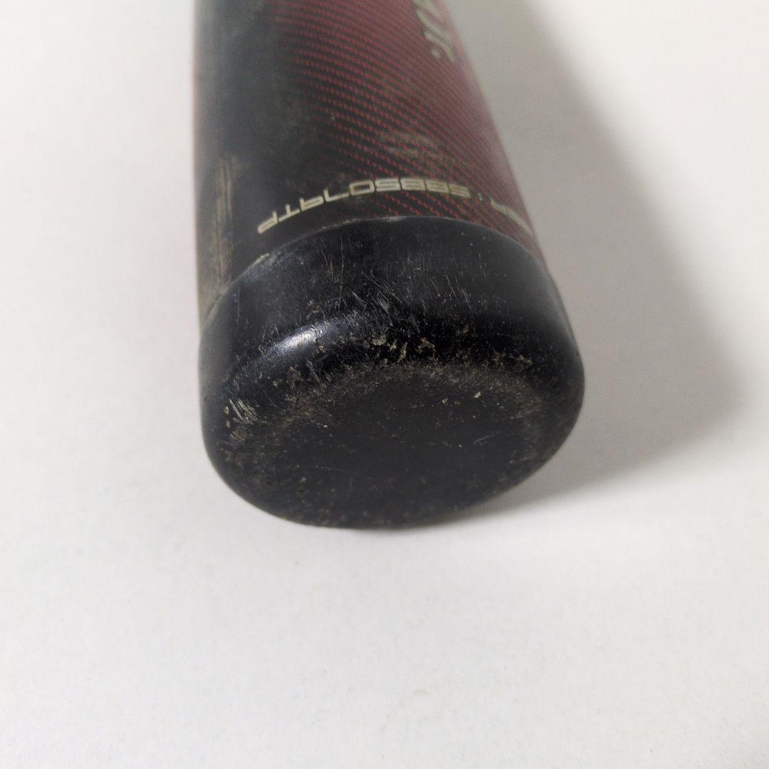 中古　MMJr.78cm トップバランス 軟式バット ブラック×レッド