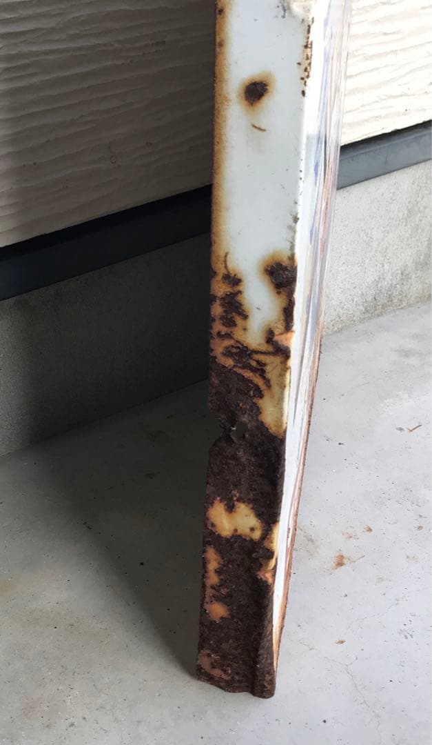 ホーロー看板　昭和レトロ　ジンセンアップ　南利明　両面看板