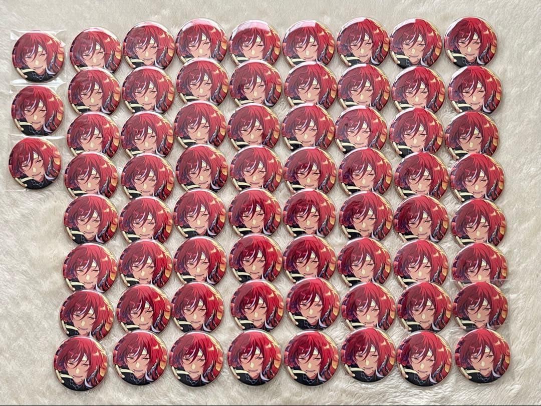 逆先夏目　缶バッジ