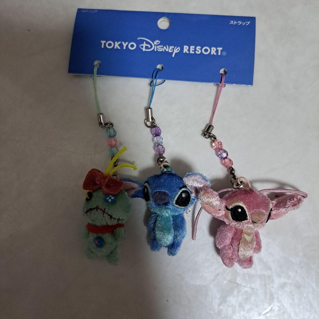 スティッチ　エンジェル 　スクランプ　ストラップ　東京ディズニーリゾート