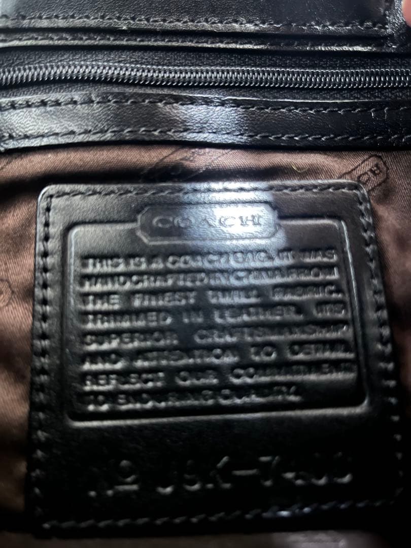 【最終値下げ】新品未使用　正規品　コーチ　ハンドバッグ　ショルダー　ナイロン