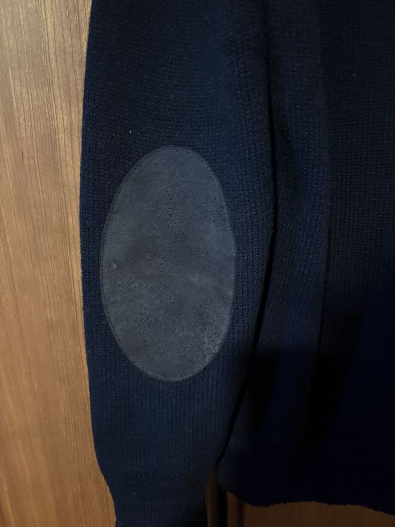Maison Margiela 24AW エルボーパッチ ネイビー セーター M