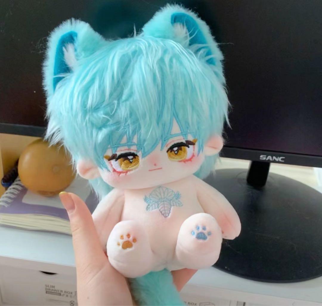 《水色髪金目》激レア可愛い着せ替えぬいぐるみ《20cmぬいぐるみ》