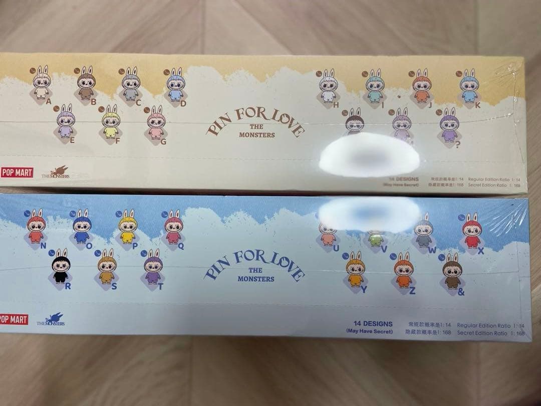 PIN FOR LOVEピンフォーラブ　イニシャル アソート　ラブブ　２箱