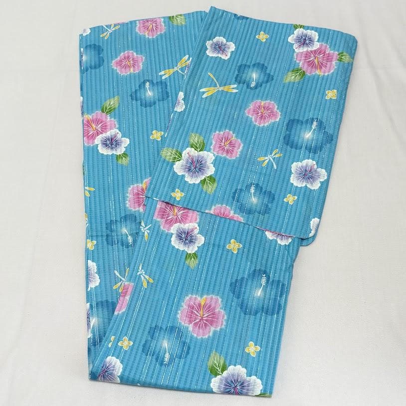 ゆりのはな　浴衣　女物　１０点　まとめ売り　未使用品～少々汚れ有り　綿　F703