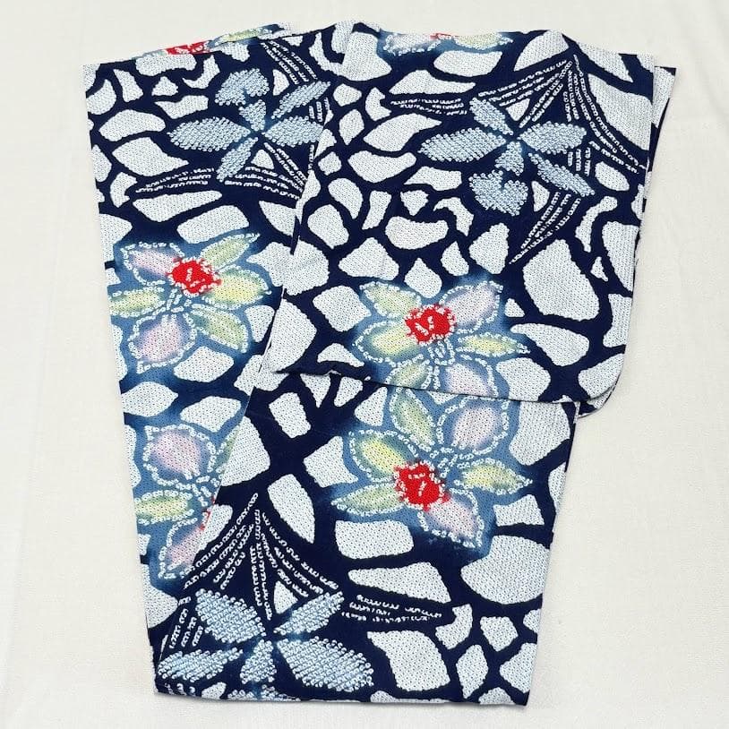 ゆりのはな　浴衣　女物　１０点　まとめ売り　未使用品～少々汚れ有り　綿　F703