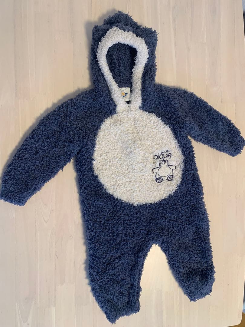 【ジェラートピケ ベビー】ポケモンスリープ　カビゴンロンパース