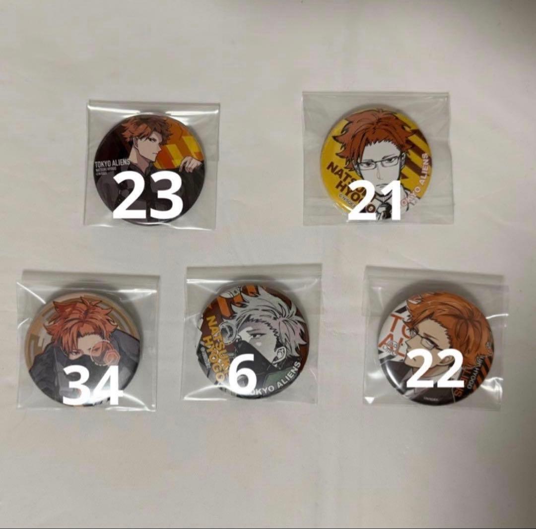 東京エイリアンズ 兵吾 夏希 缶バッジ ミュージアム オンラインくじ