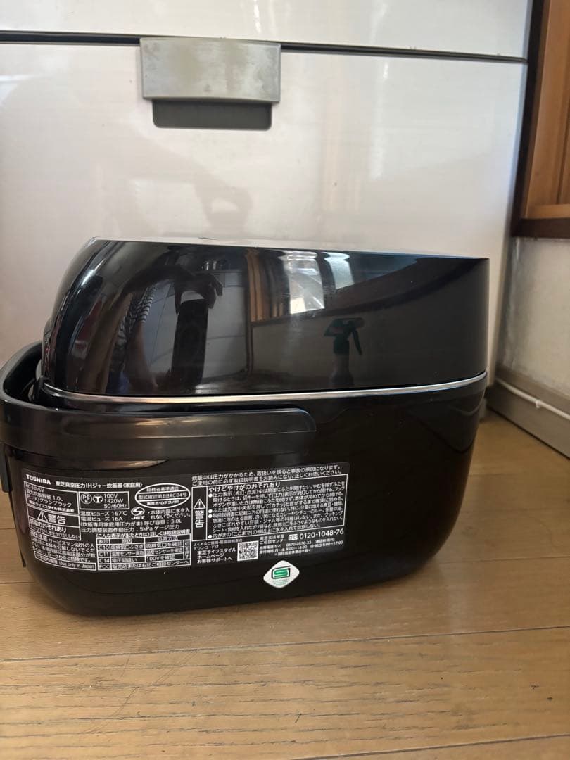 TOSHIBA真空圧力IHジャーRC-10VSV -2023年製動作保証付き