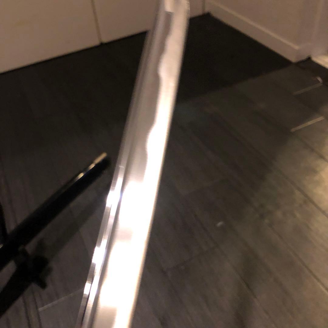 高級模造刀　樋有刀身 茶白拵え　居合刀　太刀　本格模造刀