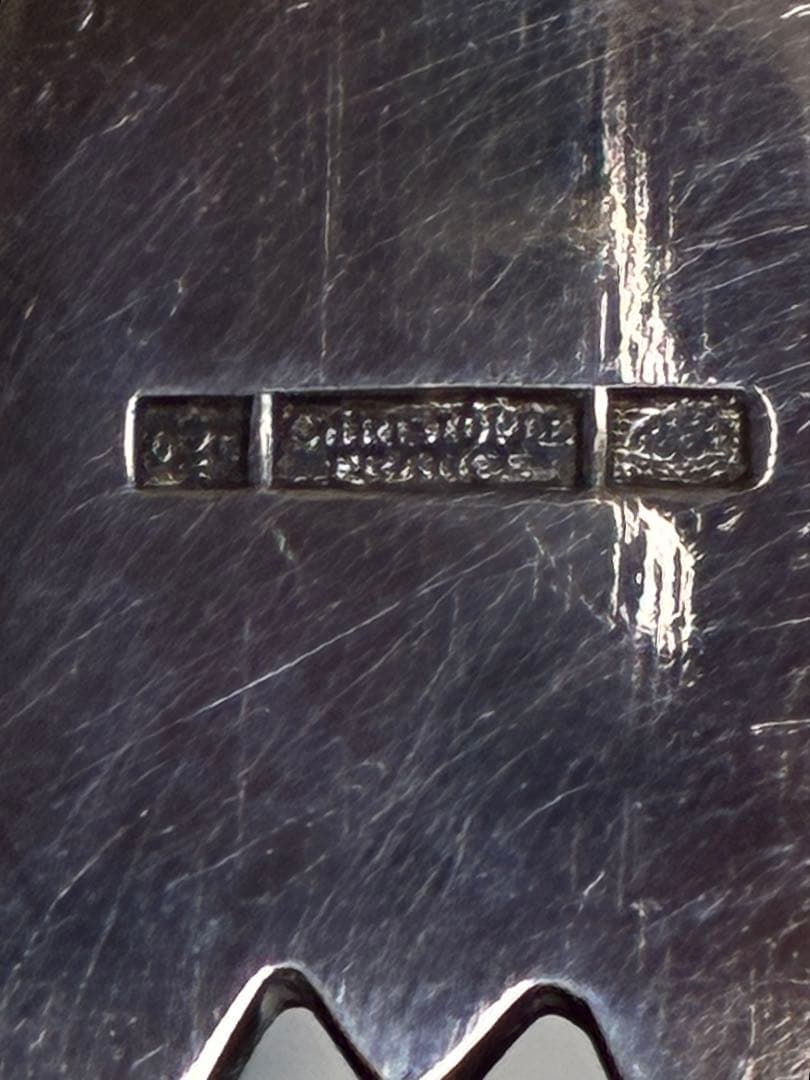 クリストフル 、レリーフが美しいLuis 16世スタイルのナイフレスト6本箱付き