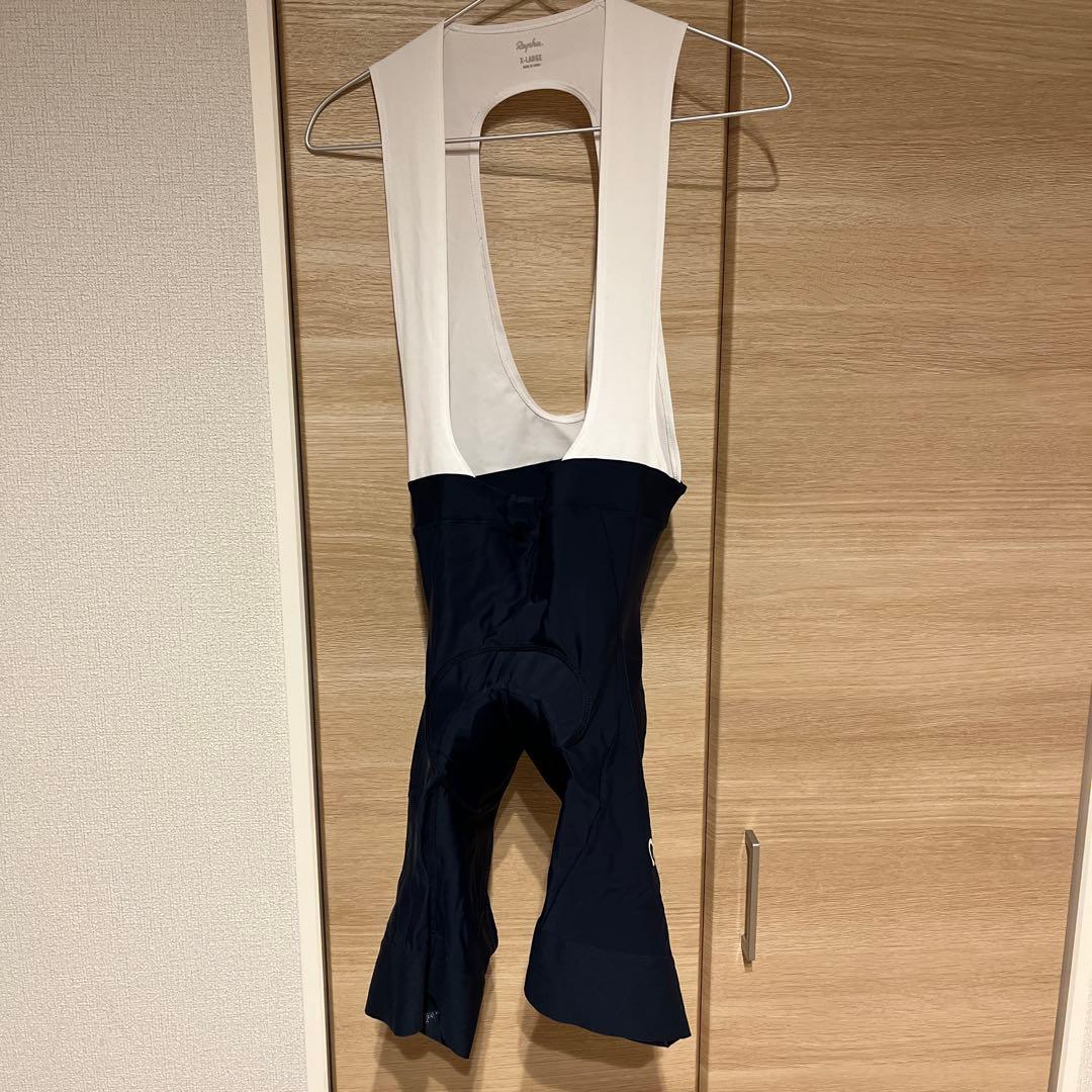 Rapha メンズビブショーツ　ホワイト/ネイビー