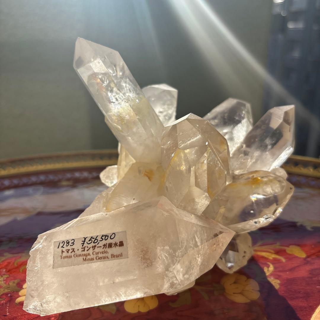 トマスゴンサガ水晶クラスター 約1.2Kg 極美品
