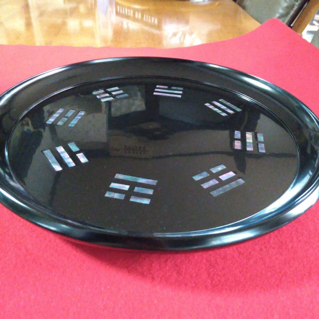 螺鈿入　八卦盆