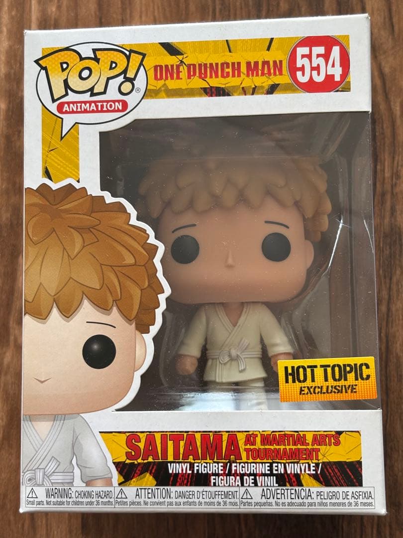 日本未発売 FUNKO POP 554 ワンパンマン サイタマ チャランコ