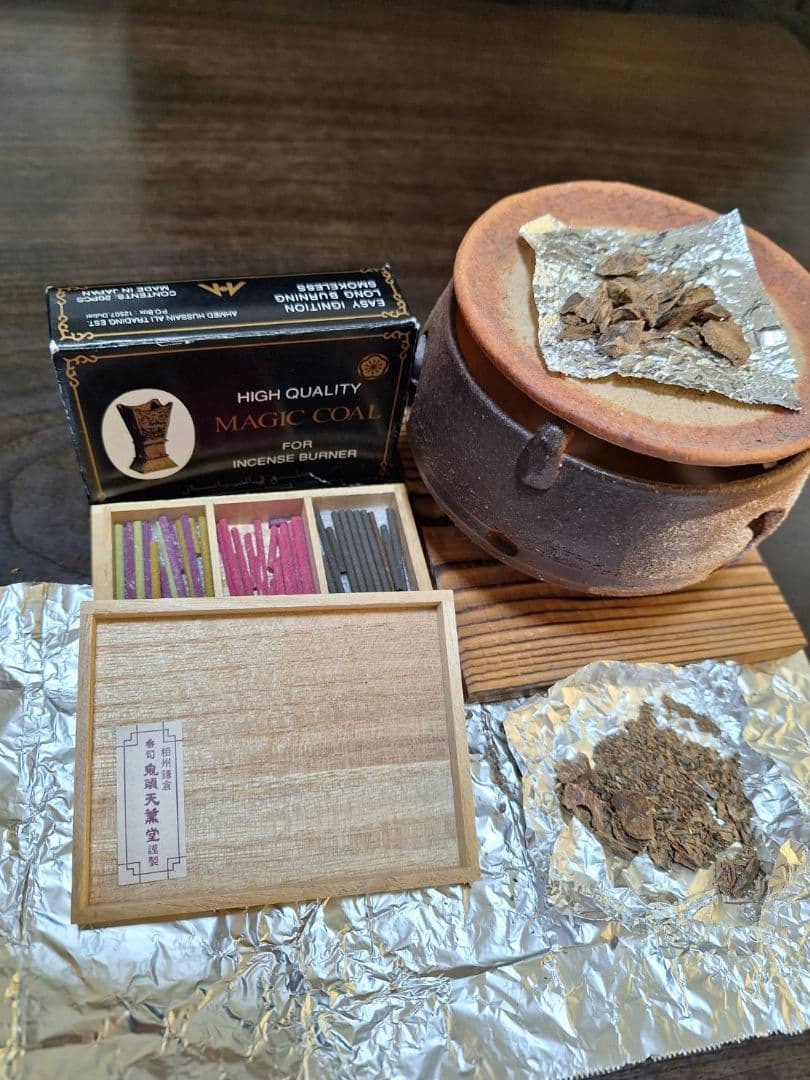 香炉と香り線香