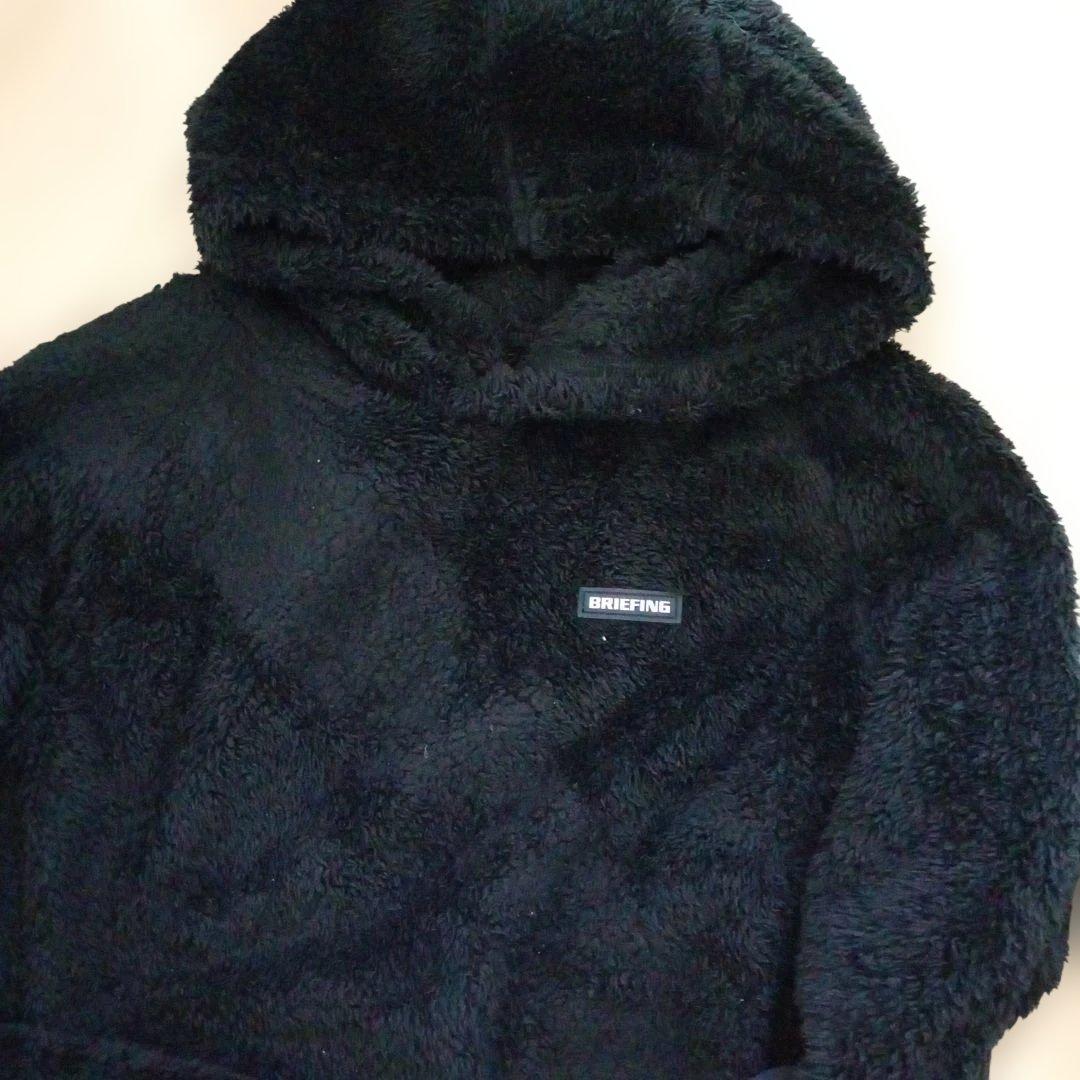 ブリーフィングメンズフリースブラックサイズL